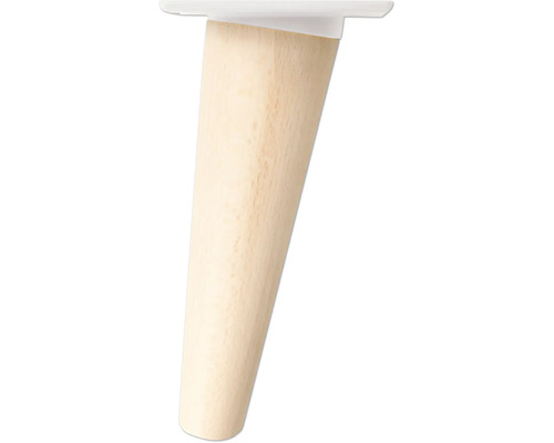 Picior mobilă rotund Tarrox Scandia Balance Ø24-48x150mm, lemn culoare deschisă Picior de mobilă din lemn