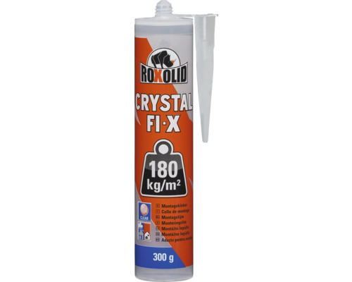 Adeziv de montaj Roxolid Crystal Fi-X, 300 grame