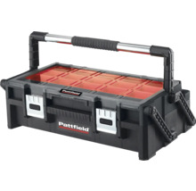 Cutie de scule Pattfield cu mâner și capac transparent