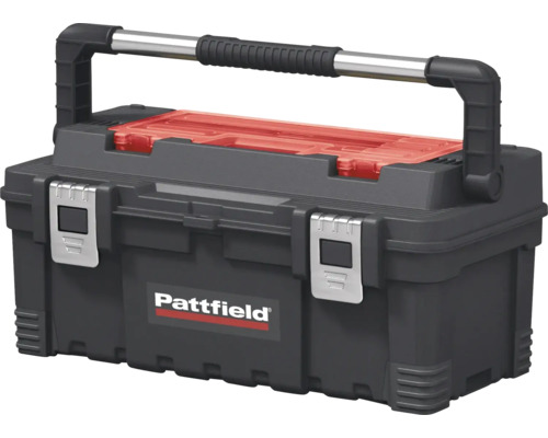 Cutie de scule Pattfield cu mâner și capac transparent