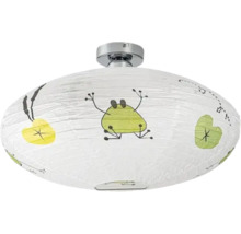 Lumină de tavan cu motive de broască pentru camera copiilor