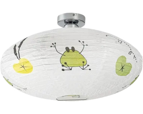 Lumină de tavan cu motive de broască pentru camera copiilor