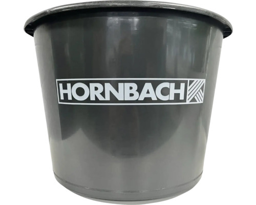Găleată mortar GRIPLINE din polietilenă neagră 12 litri Găleată cu logo-ul Hornbach