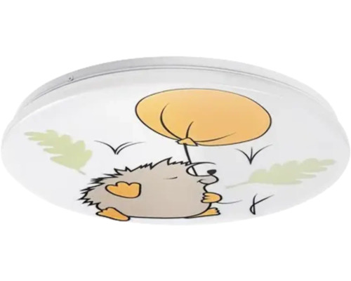 Plafonieră cu LED integrat Hedgy 24W 2400 lumeni, pentru camera copiilor Lumină de plafon cu motiv arici pentru camera copiilor