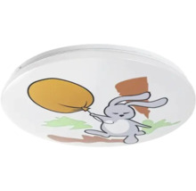 Lumină de plafon cu motiv de iepure și balon pentru camera copiilor