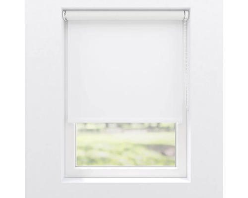 Rulou albă pe fereastră pentru controlul luminii