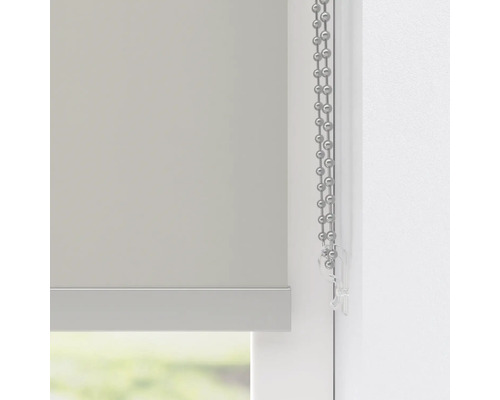 Rulou gri cu lanț de tragere la fereastră