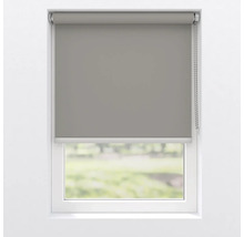 Rulou gri în fața unei ferestre pentru intimitate