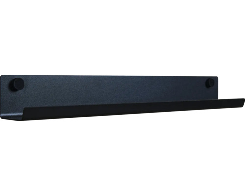 Raft negru de perete din metal