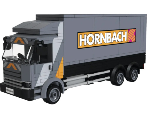 Model camion Hornbach din blocuri de construcție