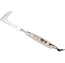 Săpăligă de buruieni cu lamă din oțel inoxidabil și mâner din lemn