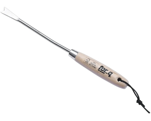 Curățător rosturi cu mâner din lemn și buclă de agățare