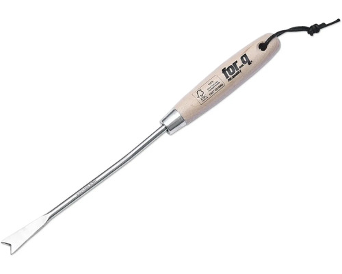 Scos buruieni cu mâner din lemn și lamă din oțel inoxidabil