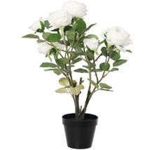 Trandafir artificial în ghiveci