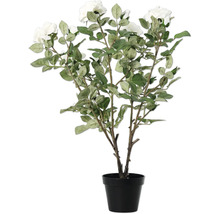 Trandafir artificial decorativ în ghiveci