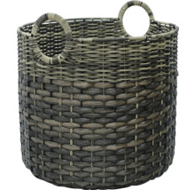 Coș din împletitură de plastic cu două mânere