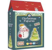 Figurine de Crăciun de pictat, set