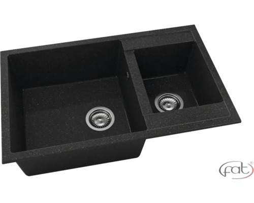 Chiuvetă din granit cu două cuve