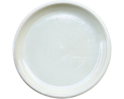 Farfurie ghiveci ceramică Ø 35 cm H 5 cm alb Platou rotund de servire din ceramică