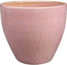 Vază de ceramică pentru plante cu suprafață canelată