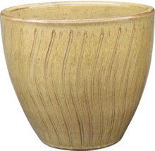 Ghiveci de flori din ceramică cu model vertical canelat