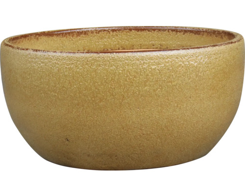Ghiveci flori glazurat ceramică Ø 44 cm H 21 cm maro mokka | HORNBACH