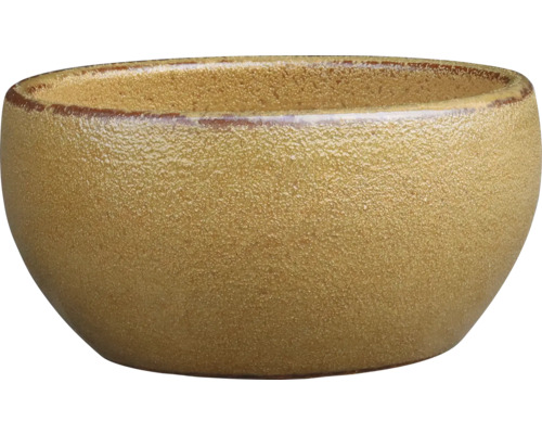 Ghiveci flori glazurat ceramică Ø 34 cm H 17 cm maro mokka | HORNBACH
