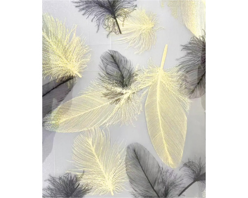 Design tapetă cu pene decorative