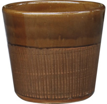 Ghiveci ceramic cu textură canelată