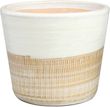 Ghiveci de flori cu model de linii verticale