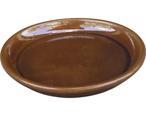 Bol de servire maro din ceramică