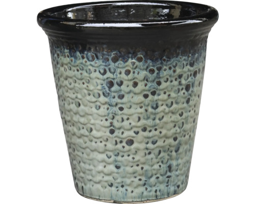 Ghiveci de flori ceramic cu suprafață texturată