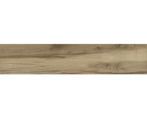Gresie exterior / interior porțelanată rectificată MIRAVA ARENDAL dark oak 30x150 cm Placă ceramică cu aspect de lemn