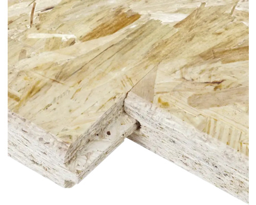 Vizualizare detaliată a unei plăci OSB