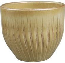 Ghiveci de flori ceramic cu textură canelată