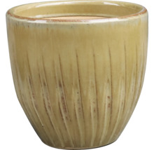 Ghiveci de flori ceramic cu suprafață canelată