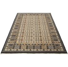 Covor dreptunghiular cu motive geometrice și margine