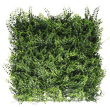 Element de plantă artificială pătrat cu frunze mici, verzi, pentru decorarea peretelui