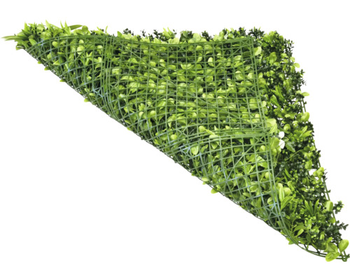 Covor de gazon artificial cu plante pe grilaj de plastic