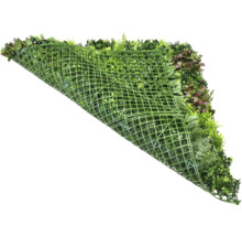 Perete artificial cu plante verzi și frunziș