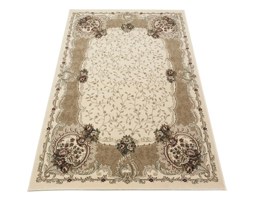 Covor clasic Atlas 3024 crem/bej 60x110 cm Covor cu model floral