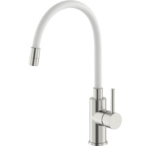 Baterie de bucătărie cu gura de scurgere pivotantă