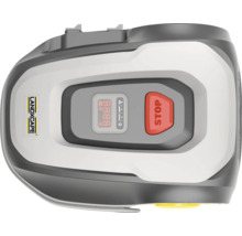 Robot de tuns iarba Landxcape cu panou de control și buton de oprire