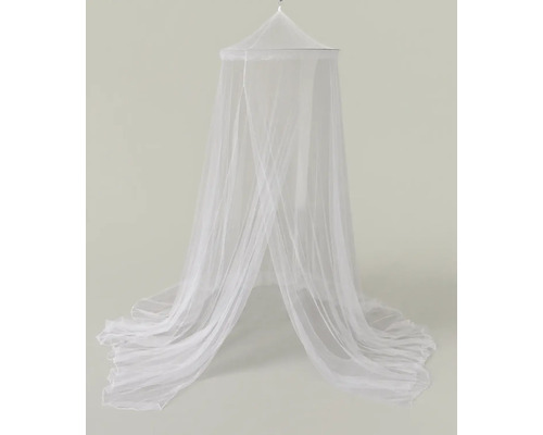 Baldachin alb din material textil