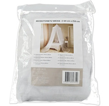 Plasă de țânțari albă, diametru 60 cm, lungime 250 cm, ambalată