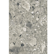 Prim-plan al unei plăci de podea cu model de terrazzo