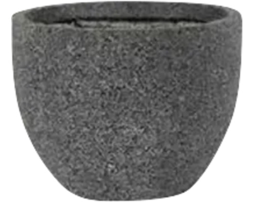 Ghiveci de flori gri din piatră