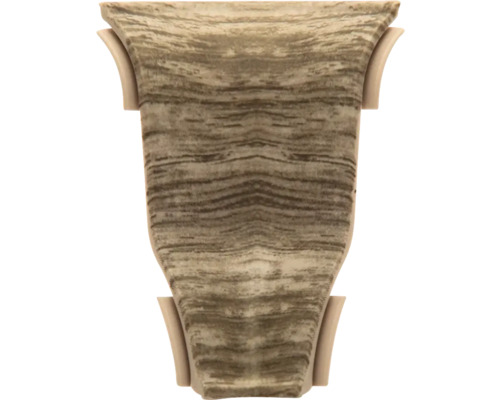 Colțar interior Perfecta stejar alb, pachet 2 bucăți Consolă decorativă pentru montare pe perete