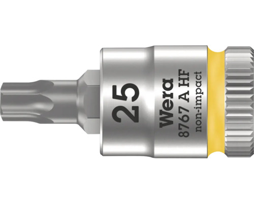 Cap cheie tubulară Wera 8767 A HF Torx 25x28mm, din oțel crom-vanadiu Cheie tubulară Wera 8767 A HF TORX, mărimea 25