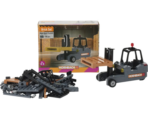 Hornbach Brick Set Stivuitor pentru rafturi înalte cu 109 piese